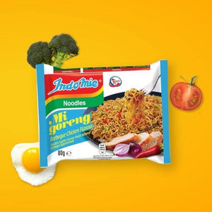 Indomie Mi Goreng BBQ Chicken Instant Noodles - 80g (Pack of 40)