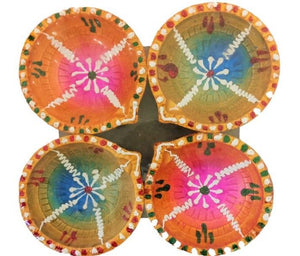 Diwali Diyas (Set of 4)