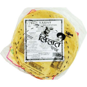 Lijjat Greenchilli Papad 200G