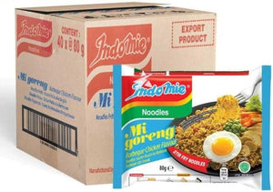 Indomie Mi Goreng BBQ Chicken Instant Noodles - 80g (Pack of 40)