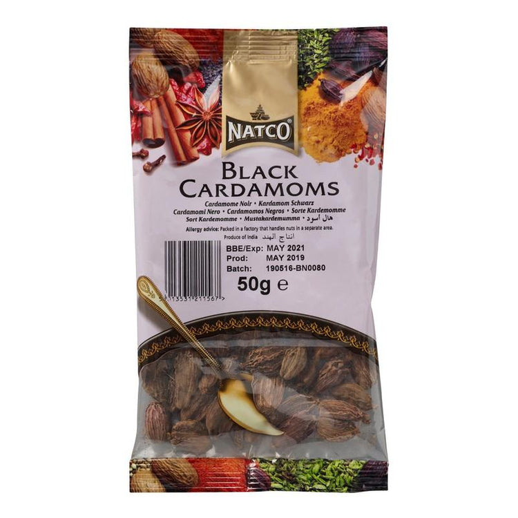 Natco Cardamom Black - 50g