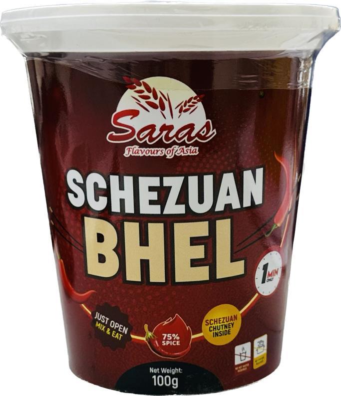 Saras Schezwan Bhel Cup - 100g