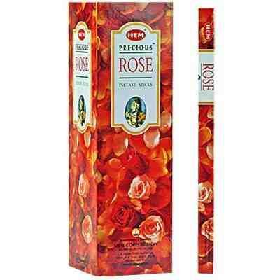 Hem Incense Sticks - Rose (6 x 20g) -120 Sticks