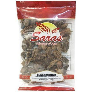 Saras Black Cardamom 50G