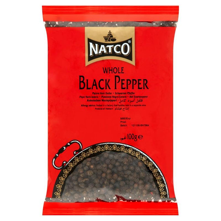 Natco Whole Black Pepper 100g