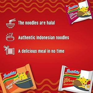 Indomie Instant Noodles Onion Chicken Flavor - 70g (Pack of 40)