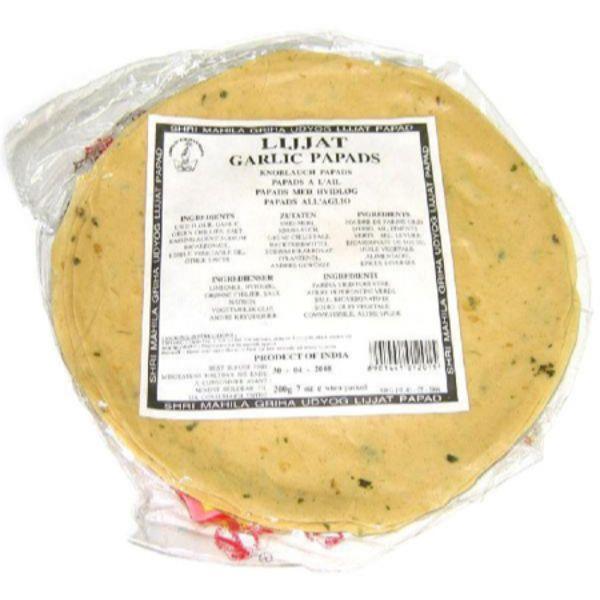 Lijjat Garlic Papad 200G