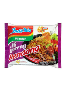 Indomie MI Goreng BEEF RENDANG Noodles, 80 g, (Pack of 40)