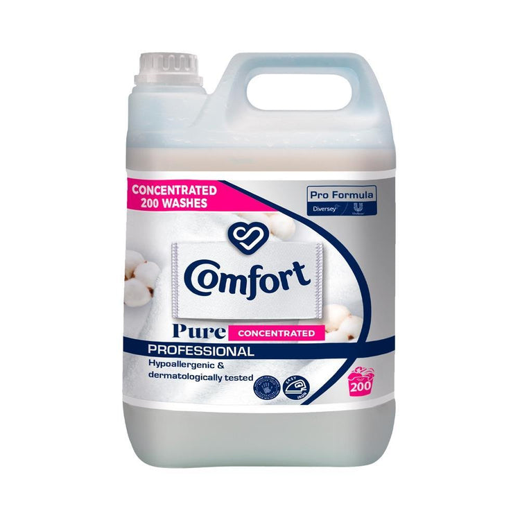 Comfort Professional Formula Pure Concentrated Fabric Softener -  5L (200 Washes)