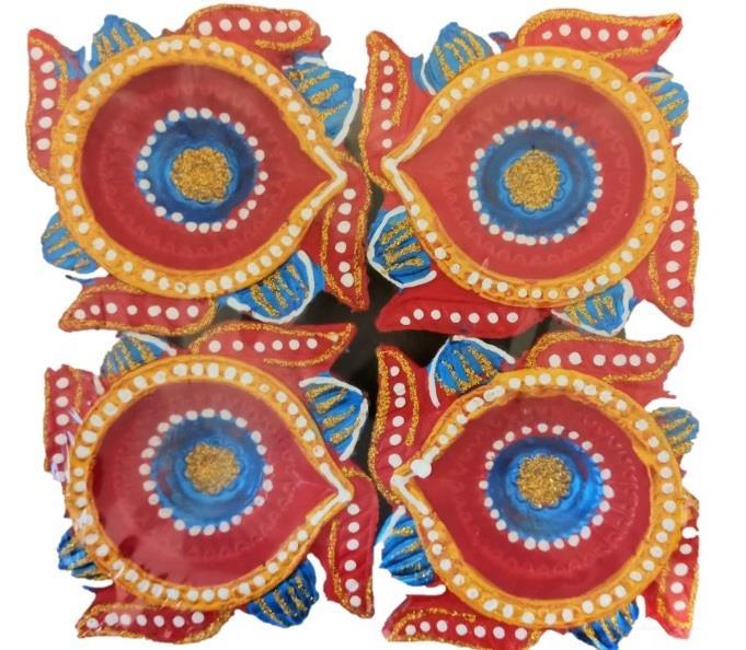 Diwali Diyas (Set of 4)