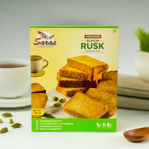 Saras Elaichi Rusk - 500g