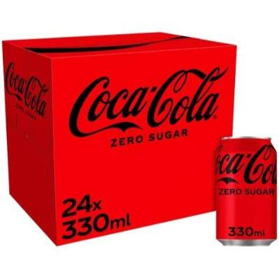 Coca Cola Coke Zero Cans - 24xcans