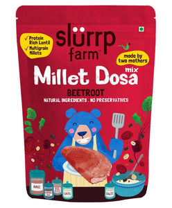 Slurrp Farm Beetroot Multigrain Millet Dosa Mix - 150g