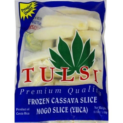 Tulsi Frozen Cassava Slice - 1Kg - Frozen