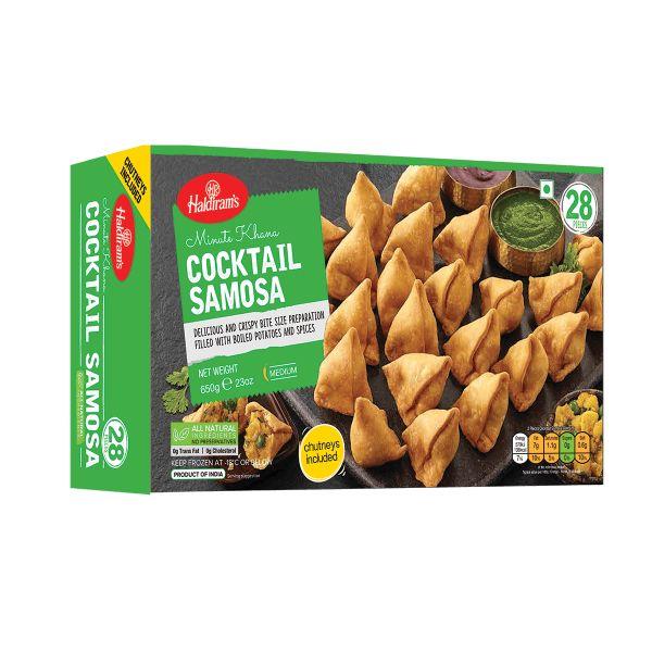 Haldiram's Cocktail Samosa 650g - FROZEN