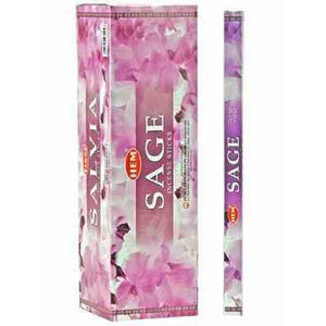 Hem Incense Sticks - Sage (6 x 20g) -120 Sticks