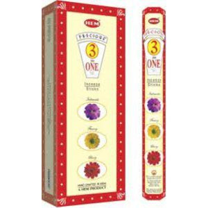 Hem Incense Sticks - 3 In 1 (6 x 20g) -120 Sticks