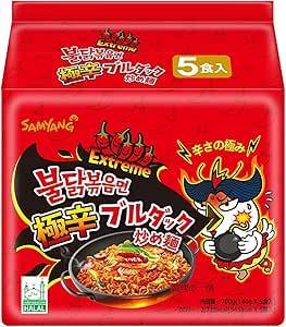 Samyang Buldak 2X Spicy Chicken Ramen - 140g ( 5 Pack) - Red