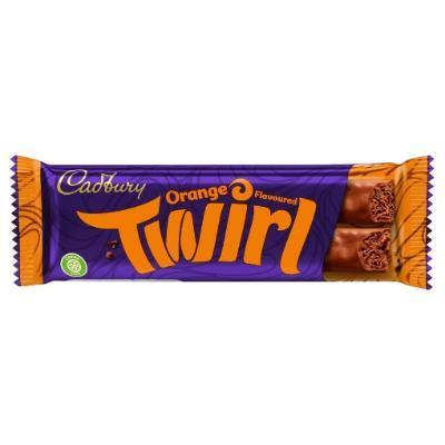 Cadbury Twirl Orange Chocolate Bar - 43g