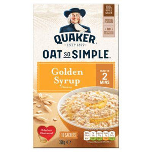 Quaker Oat So Simple Golden Syrup Porridge Sachets 10x36g