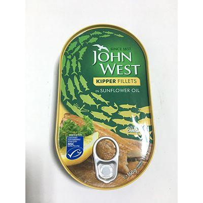 John West Kipper Fillets in Sunflower Oil 160g