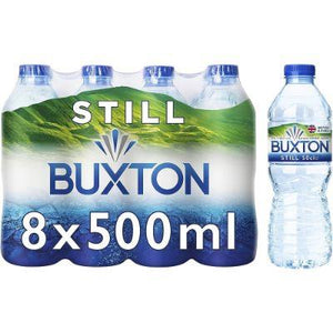 Buxton Still Natural Mineral Water 8 x 50cl