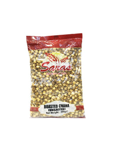 Saras Roasted Chana Unsalted 300G